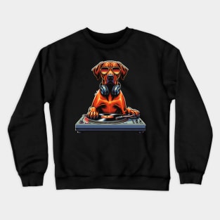 Djing Rhodesian Ridgeback Dog Crewneck Sweatshirt